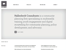 Tablet Screenshot of hallenbeckconsultants.com